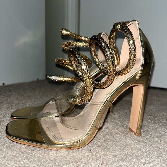 New Vigo Fiore Snake Cuff Heels - Picture 2 of 7